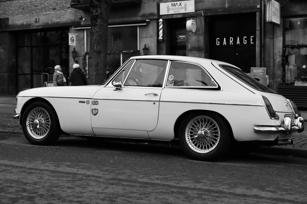 MGB at life in classic
