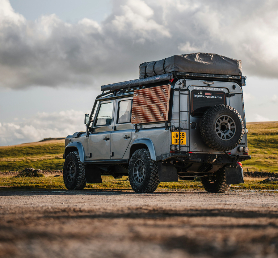 Land rover Defender at Life in Classic