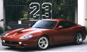 Michael Jordan Ferrari 550 at Life in Classic